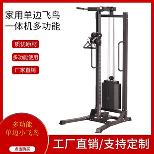 家用单边飞鸟一体机多功能单人站小飞鸟综合训练器龙门架健身器材-阿里巴巴
