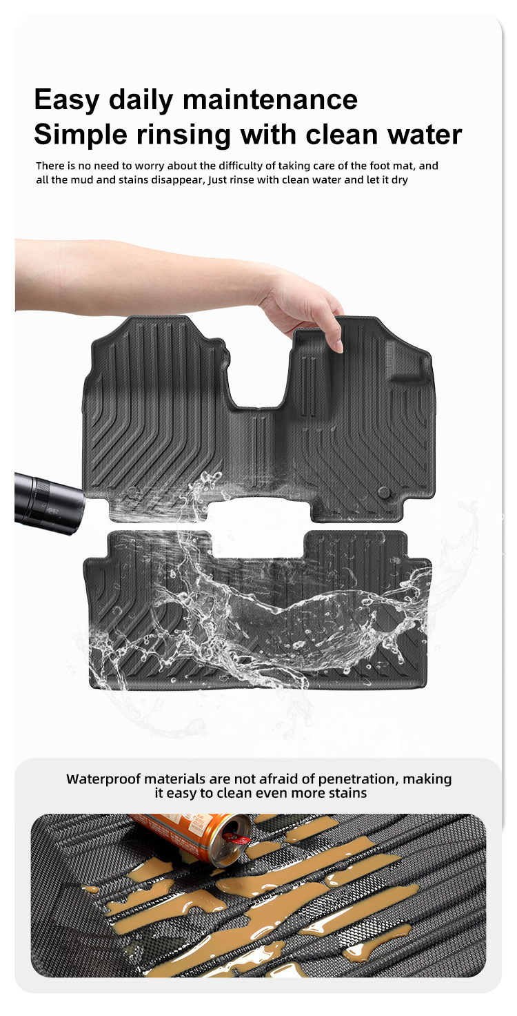 Suitable for 23-24 Suzuki Spacia Right-Hand Drive Car Floor Mats, Full Tpe Floor Mats, Special Car Floor Mats, Cross-Border