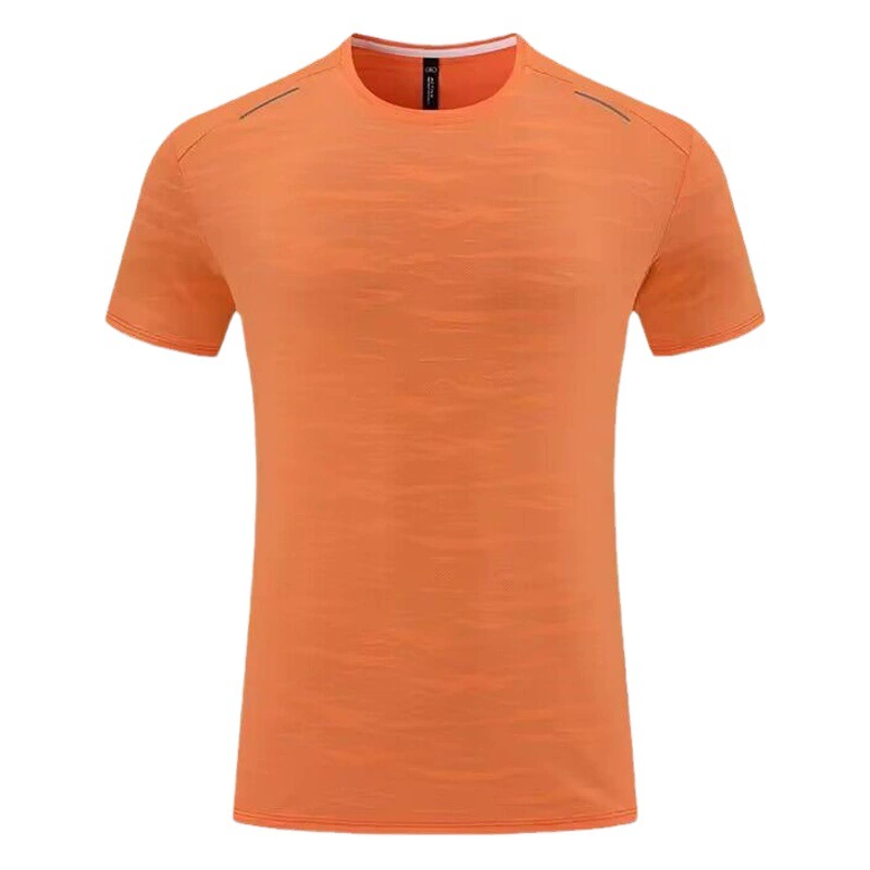 Мужская летняя спортивная быстросохнущая футболка Lulu, одежда для тренировок, бега и фитнеса, свободная дышащая одежда из ледяного шелка с короткими рукавами и круглым вырезом