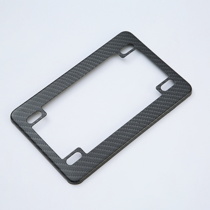 Venta al por mayor de aleación de aluminio de Amazon Marco de placa de licencia transfronterizo de acero inoxidable