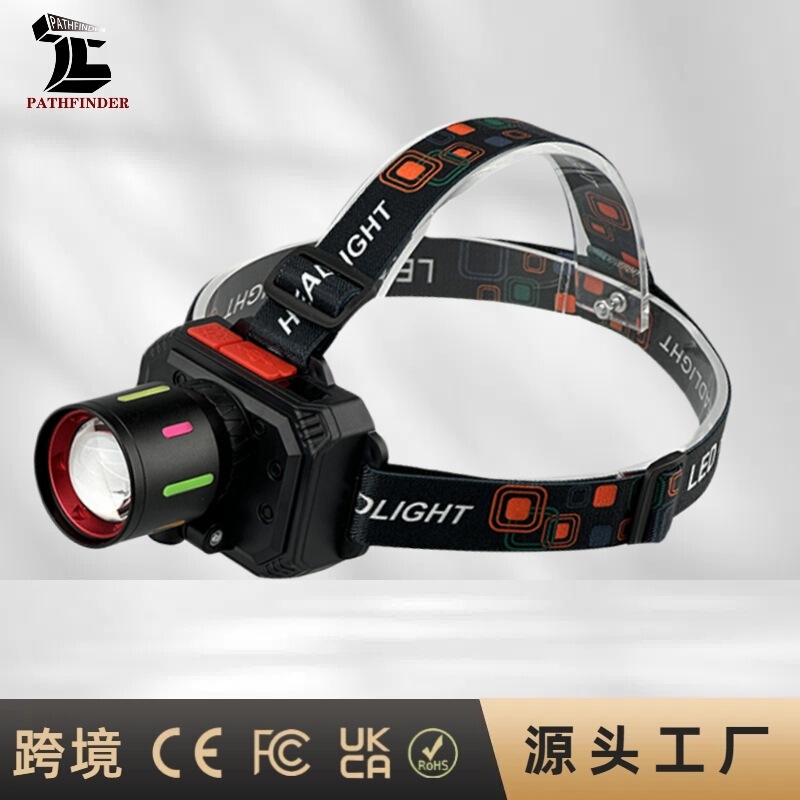 Cross-Border New Model Headlamp for Outdoor Night Fishing, Cycling, Work, Convenient High-Brightness Professional Lighting, Strong Light Headlamp Cross-Border New Model Headlamp for Outdoor Night Fishing, Cycling, Work, Convenient High-Brightness Professional Lighting, Strong Light Headlamp