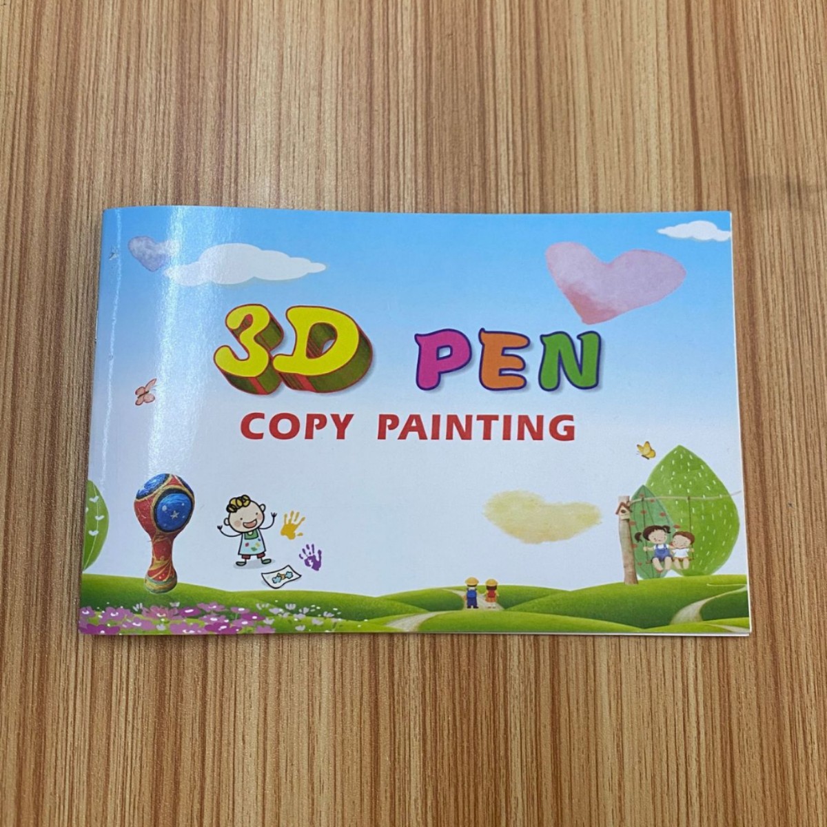 Bolígrafo de impresión 3D, álbum, pincel de pintura de graffiti, modelo de creación plegable tridimensional, accesorios de juguete para niños, libro tutorial