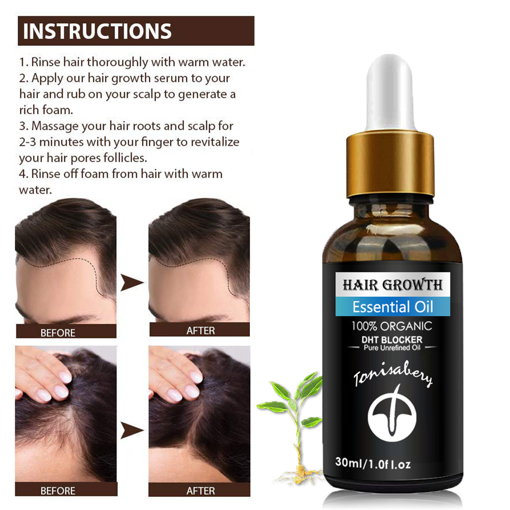 Hair care essential oil anti split plant extract for repairing restlessness 30ml_voghion.com