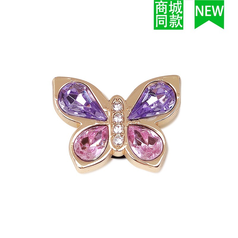 クロスボーダー卸売新しいクロックスアクセサリー靴バックル金属レターチェーン適応クロス靴花 DIY アクセサリー|undefined