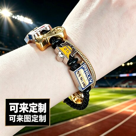 New Fan Cheer Bracelet NFL Football League Team Sports Bracelet Customizable