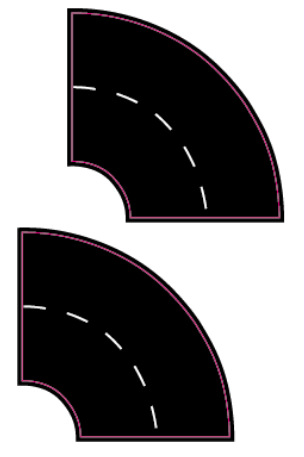 子供道路テープDIY交通道路紙テープ鉄道高速玩具シール駐車場景クロスボーダー貨物