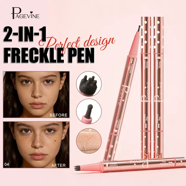 Cross-Border Page Vine Original Freckle and Mole Pen with Natural Color and Non-Smudging Double-Ended American-Style Wild Spot Pen
