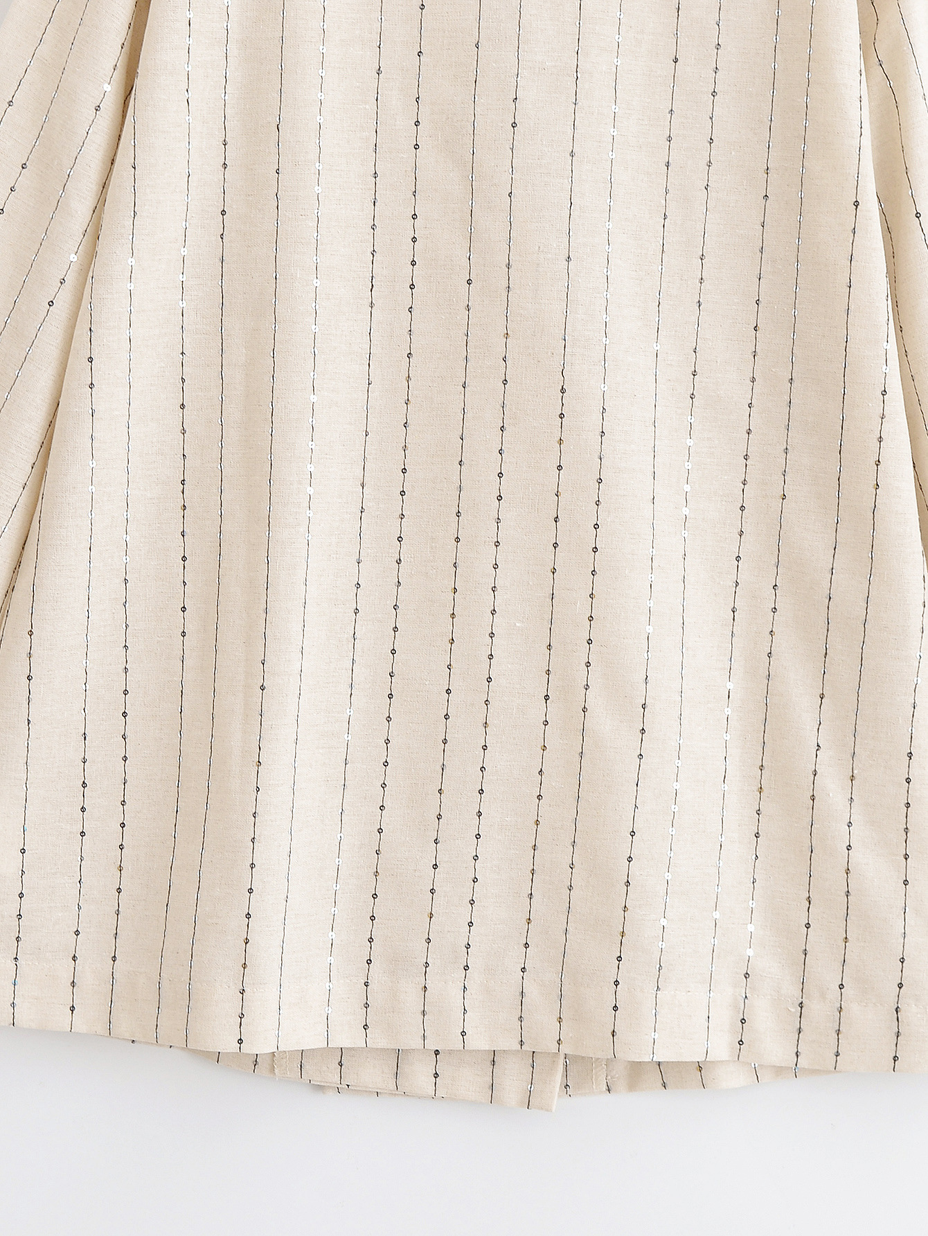 GraceChic Za Cross-Border Women's New Set Blazer + Sequin Striped Casual Pants_voghion.com