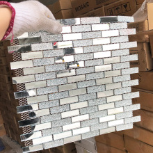 马赛克水晶玻璃瓷砖背景墙边框卫生间水池阳台300X300厂批发代发