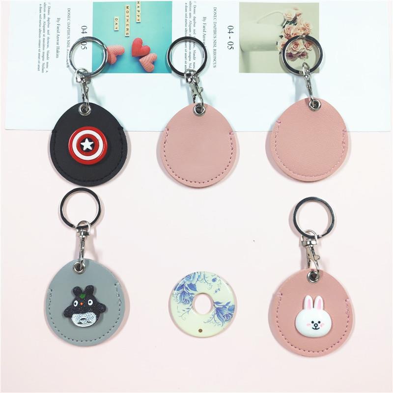 (圆形卡套)公交地铁巴士乘车饭卡门禁电梯小门卡可爱4.5cm卡包