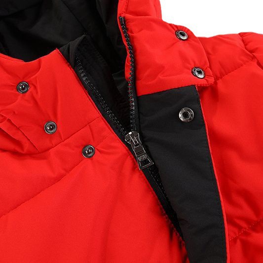 Overknee acolchada de algodón de longitud media para niños ropa de hombre y mujer engrosada chaqueta acolchada de algodón cálido ropa de otoño e invierno uniforme escolar de jardín de infantes chaqueta acolchada de algodón