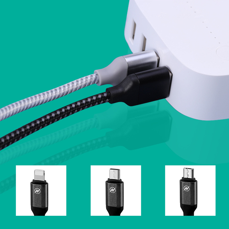 适用苹果数据线快充iPhone安卓type-c手机充电线阻燃仿原充电器线