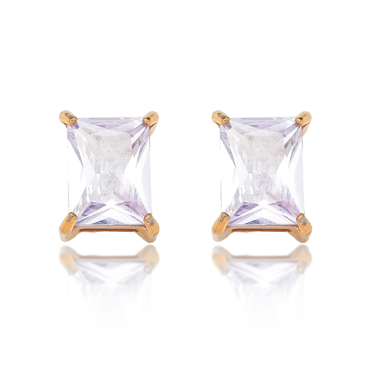 1 Pair Geometric Classic Style 304 Stainless Steel Ear Studs display picture 4