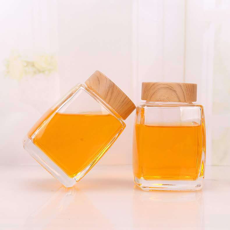 高温耐性保管密封瓶ガラス透明蜂蜜ボトルマルチ仕様ジャムボトル食品ナッツボトル大容量|undefined