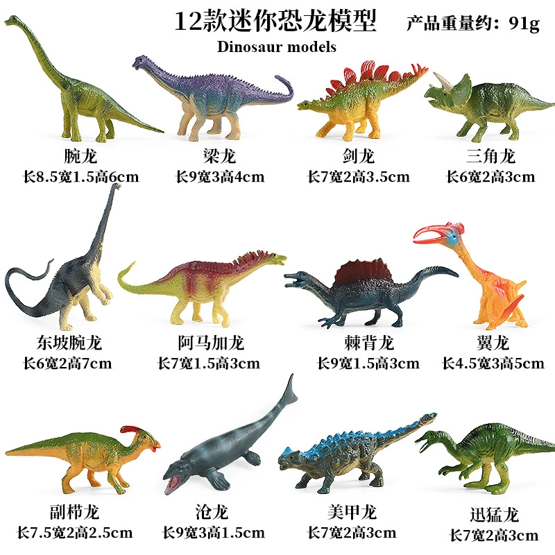 Cognitive realistic marine animal model, dinosaur, toy