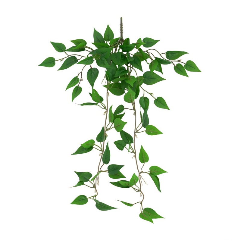 仿真绿植壁挂眼眉绿萝叶龟背跨境橱柜绿植摆件仿真植物藤条叶子|undefined