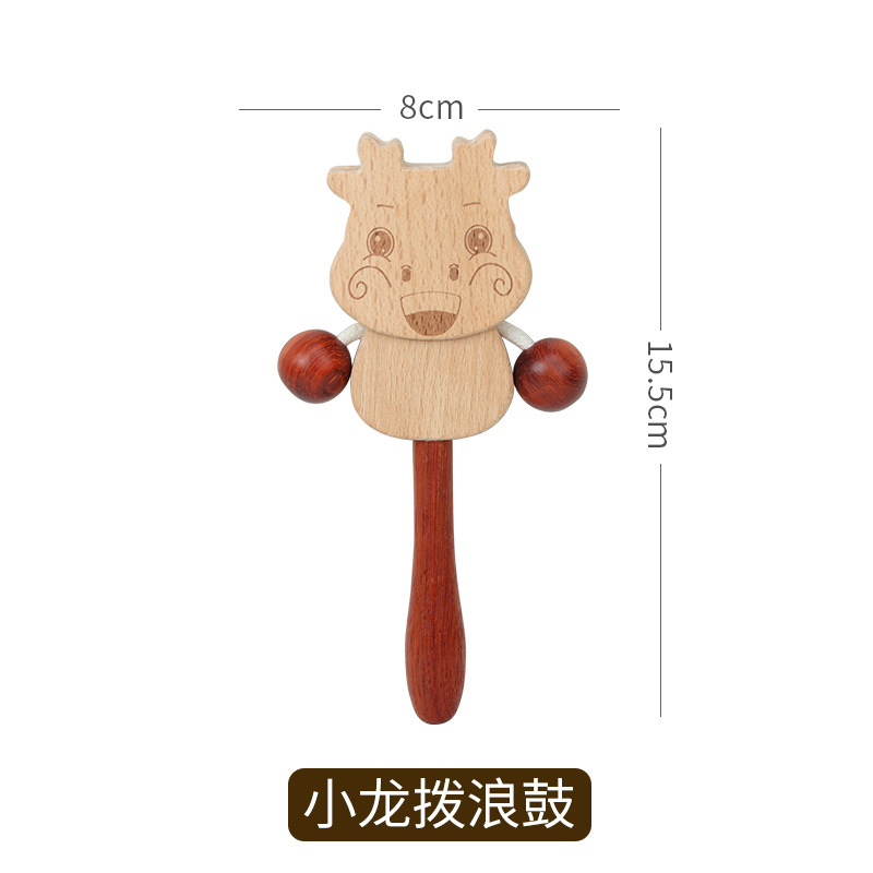 Juguete de educación temprana de rompecabezas de madera de dibujos animados para bebés