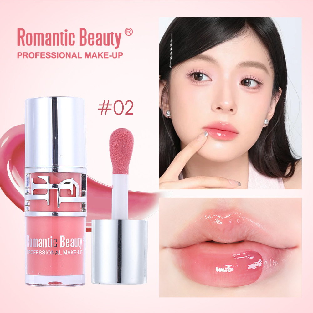 Esmalte labial de espejo transfronterizo, esmalte labial de color duradero, esmalte labial líquido sin tazas, no se desvanece.