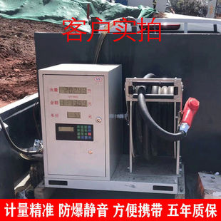 Vehicle-Mounted Fuel Dispenser Large Flow Diesel Small Fully Automatic New Gasoline Explosion-Proof Integrated Equipment 12V24V220V