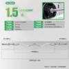 1.5m Small Hole Barbell Small Bend Bar [2.5CM] [Applicable to Small Hole Pieces]