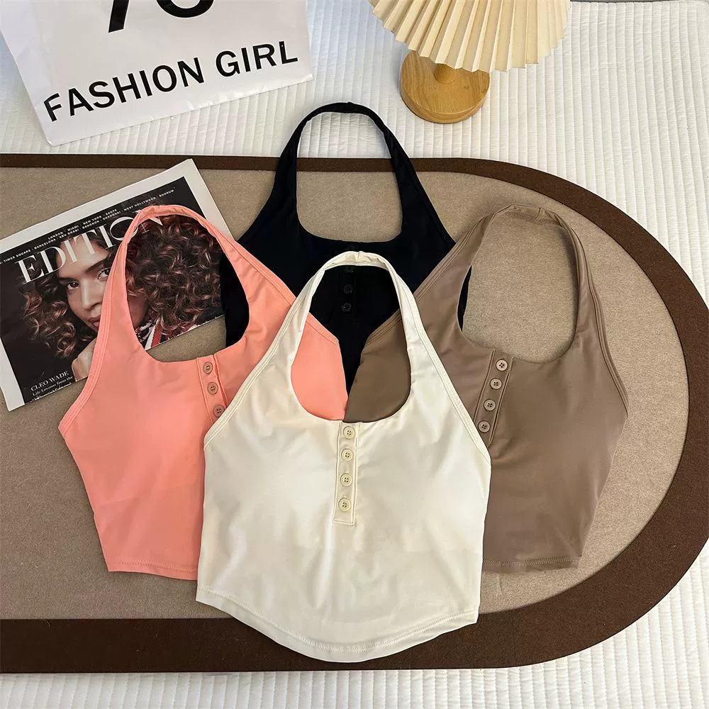 Летний ледяной шелк пряный шейный камзол жилет женский нагрудный коврик