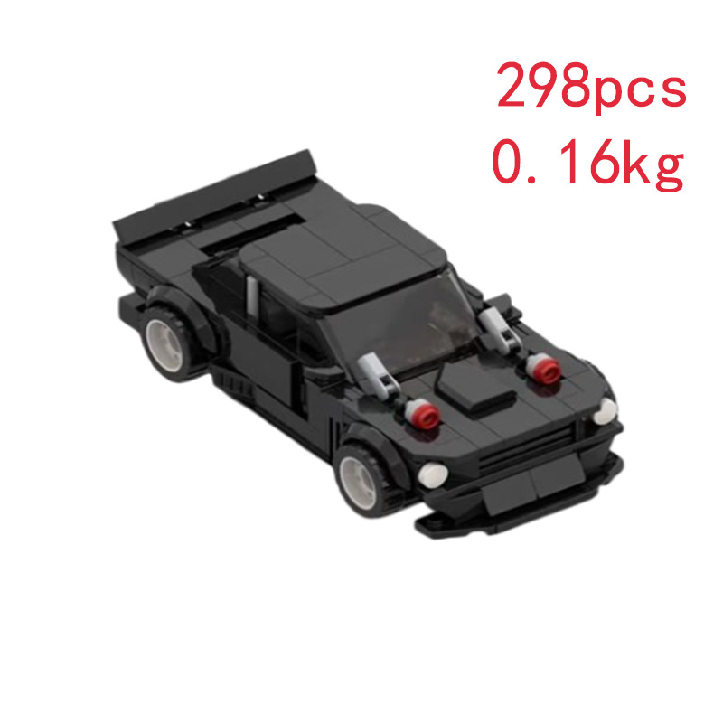 Brinquedo de montar com blocos de montar de peças pequenas MOC-164872, modelo de quebra-cabeça de corrida de carros, sucesso de vendas internacionais e disponível em estoque._voghion.com