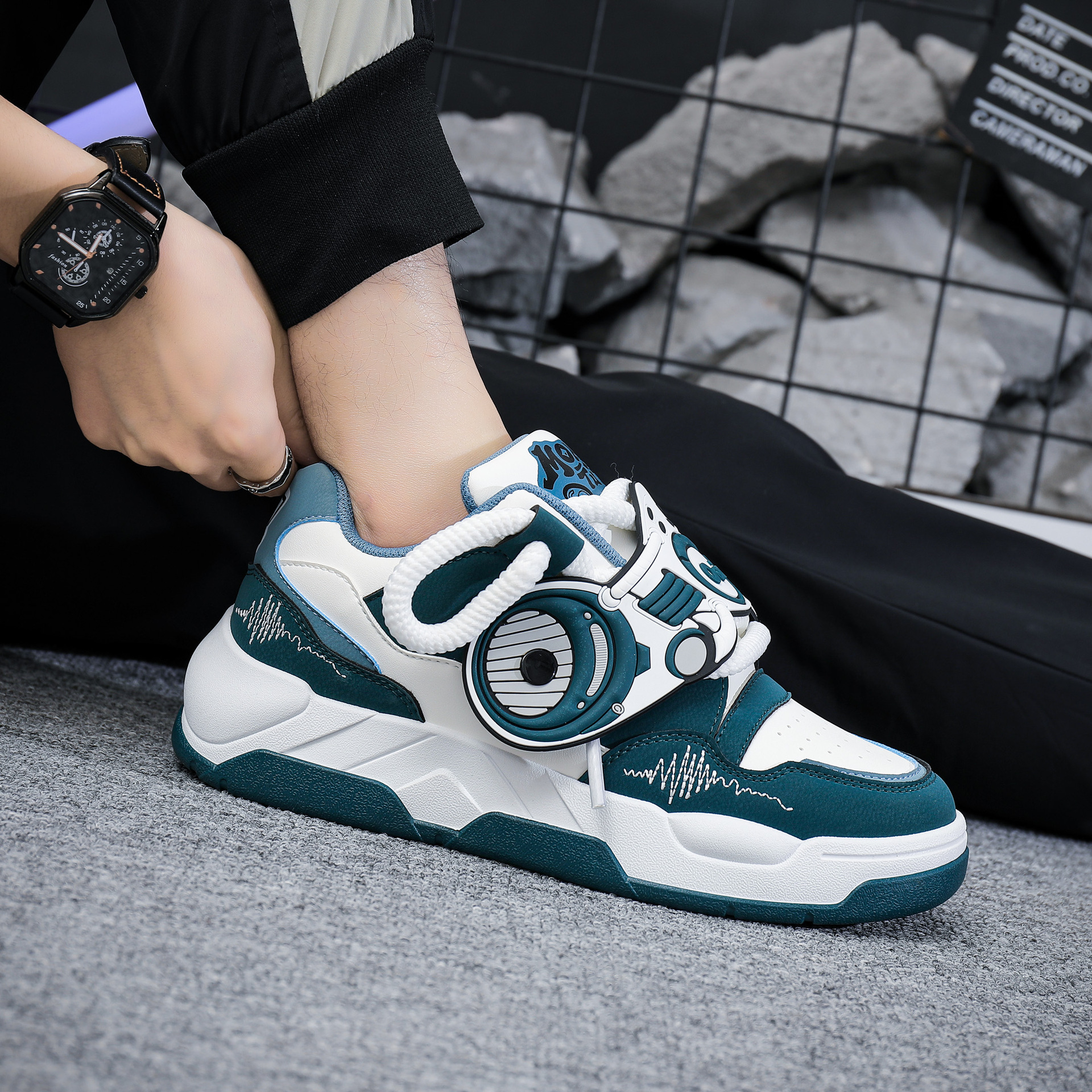 Commerce extérieur transfrontalier vente chaude 2024 nouvelles chaussures pour hommes nouvelles baskets de sport décontractées polyvalentes décontractées vente chaude chaussures à la mode C301_voghion.com