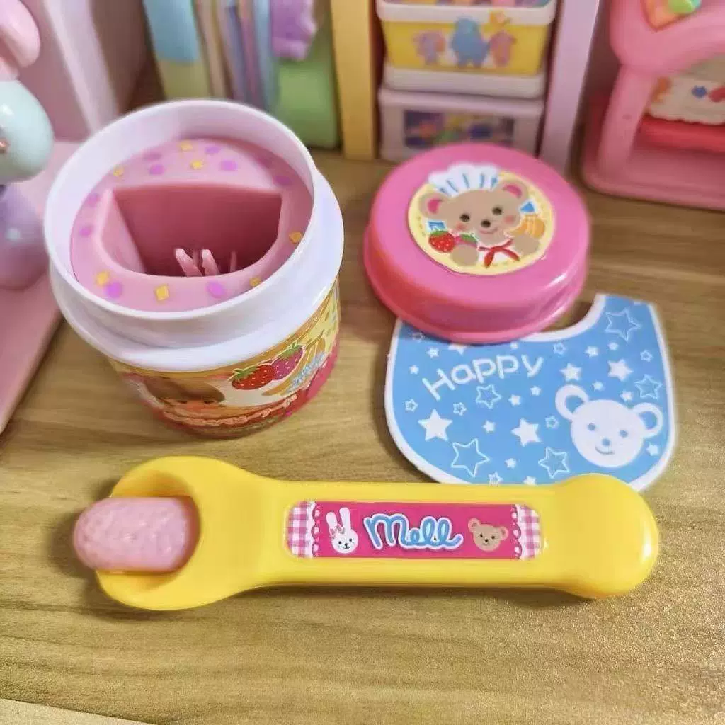 草莓布丁喂食玩具布丁套装食物喂食过家家玩具咪六一儿童节露礼品
