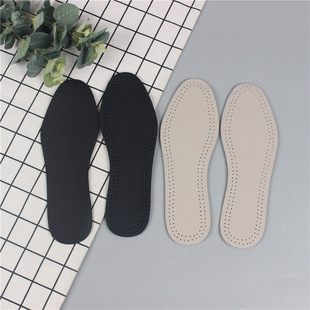 Factory direct supply summer cowhide insole deodorant cushion top layer cowhide leather latex insole men's and women's shoes accessories