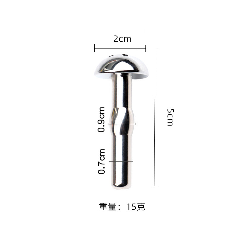 Metal Urethral Sound Stick Zinc Alloy Prostate Massager Manual Control Adult Toy — detail image 3