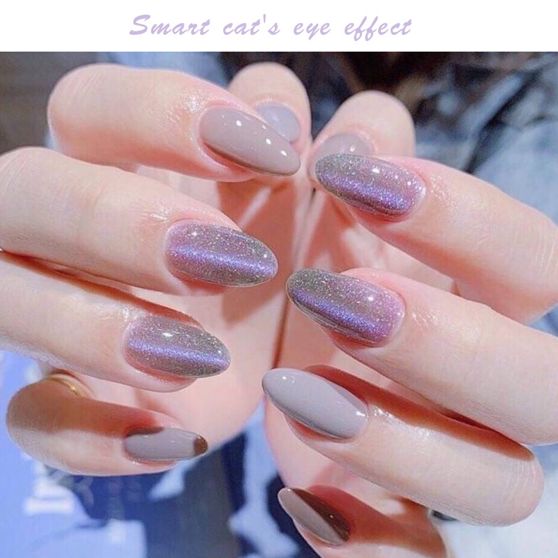 Magnetic nail polish for manicure