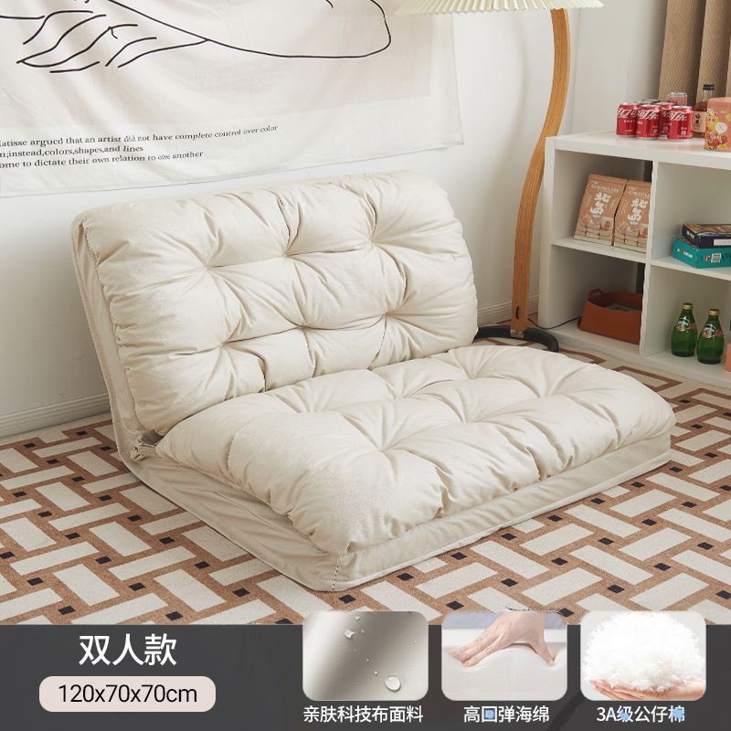 Fábrica directa sofá perezoso dormitorio sofá individual tatami doble se puede acostar sofá plegable cama en una