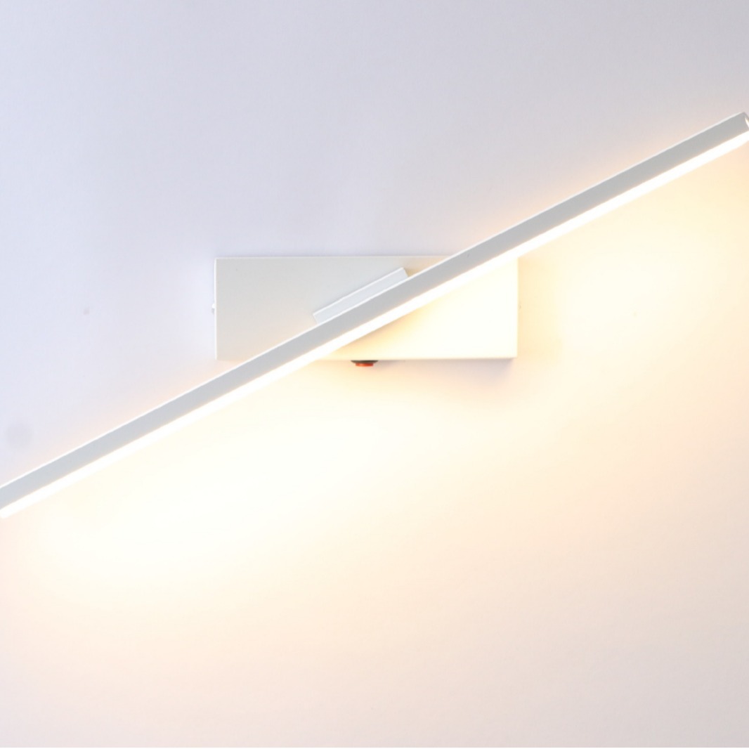 LED con interruptor moderno minimalista giratorio lámpara de pared dormitorio cabezal de cama TV de fondo lámpara de pared de pasillo