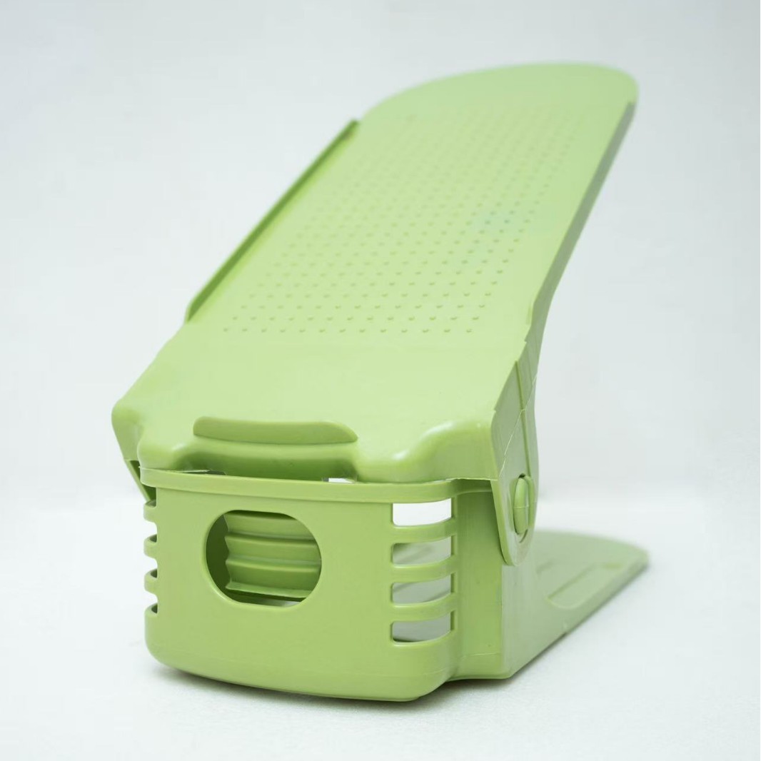 Soporte de zapatos de doble capa simple hogar dormitorio zapato almacenamiento artefacto de ahorro de espacio soporte de zapato ajustable gabinete de zapatos