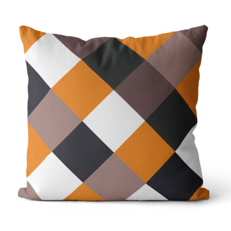 Funda de almohada de felpa, cojín de estilo lindo, almohada decorativa, cojín de sofá, almohada de respaldo para cama