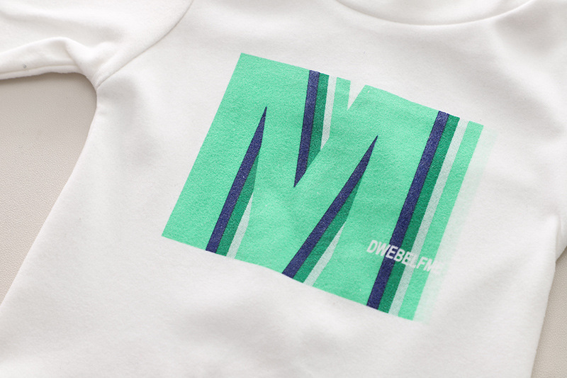 Conjunto de 3 piezas de ropa de invierno con dibujos animados, de terciopelo grueso, para bebé de un año, a la moda_voghion.com