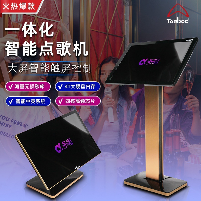 Xingwangshiyi All-In-One Karaoke Machine Home Karaoke 0K Home Ktv Capacitive Touch Screen Display Karaoke Station