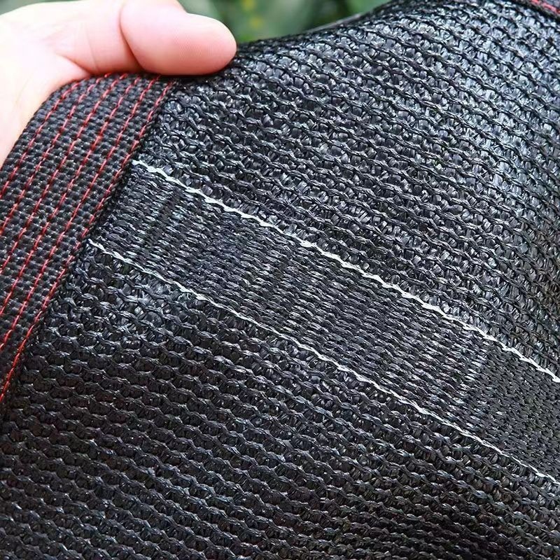 黑色遮阳网加厚加密隔热防晒遮光遮太阳户外黑网庭院阳台家用