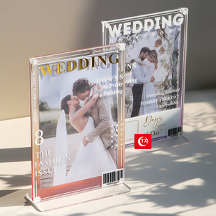 Tx Magazine Style Wedding Photo Frame Countdown Ornaments Ins Style Creative DIY Fashion Inspiration Gifts Home Ornaments