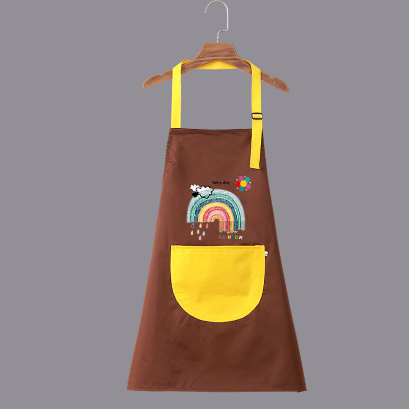 Pintura impermeable al por mayor para niños, jardín de infantes, impresión delantal, pintura infantil, abrigo de arte, bib
