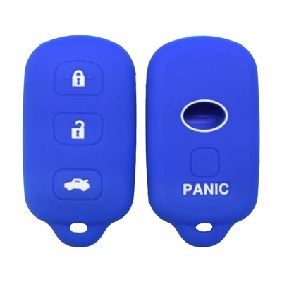 Static Rod/Key Bag for Toyota Remote Control Sheath - blue