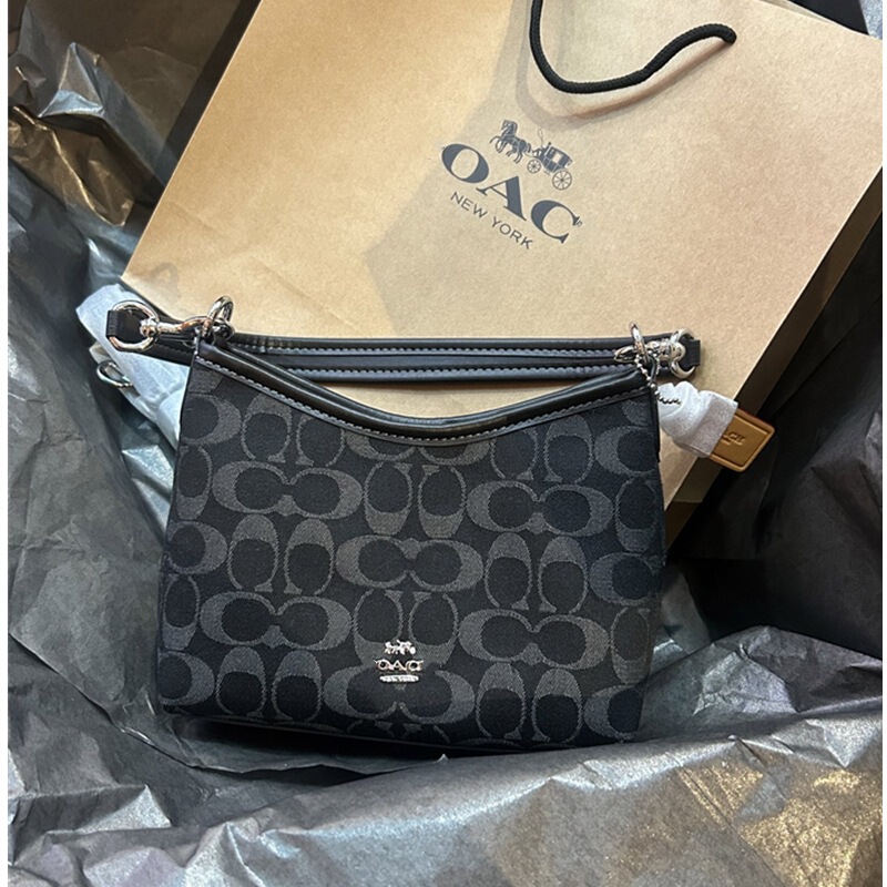 26 New Models of Laurel Mini Hobo Bags in Denim Black, Underarm Bags, Shoulder Bags, Handbags for Commuting, Mini Crescent Bags