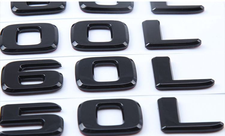 Mercedes-Benz A180L car stickers, A220L car emblems, C260L lettering, E300L modification, E320L rear emblem, S350L emblem