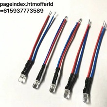 f5/5mmled灯珠 灯带耐温线 f5/5mm发光二极管白发白红绿橙灯珠