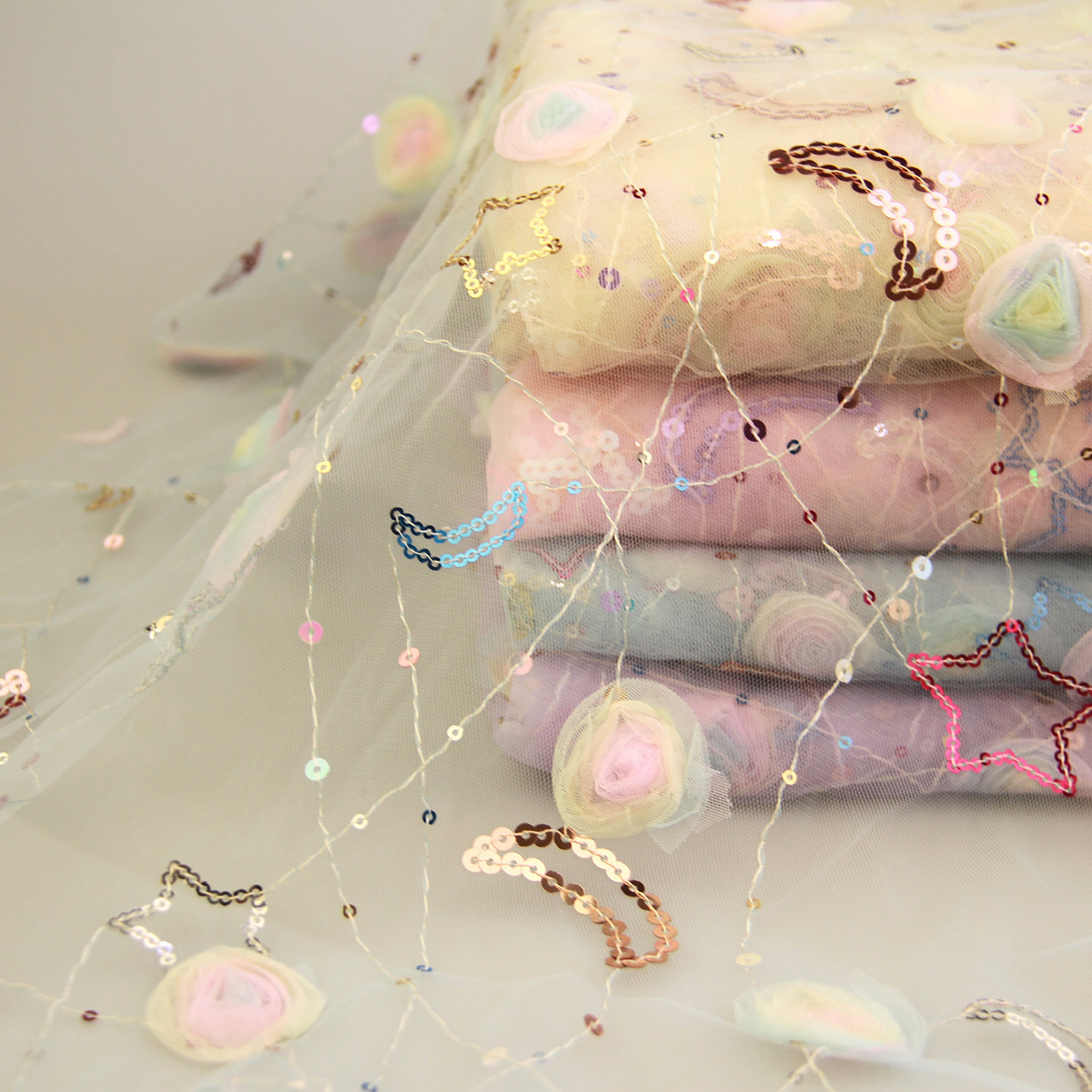 Children's clothing color sequins