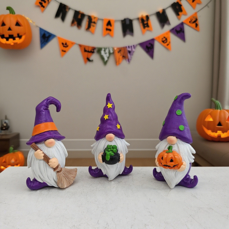 Amazonの人気樹脂工芸品ハロウィンノーム像装飾品パーティーデコレーションのクロスボーダー限定供給|undefined
