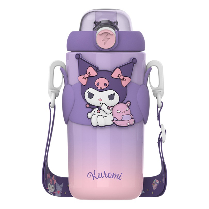 Sanrio coolomi taza de agua para niños taza de termo para estudiantes para niñas de la escuela 316 hervidor de agua de calidad alimentaria niñas