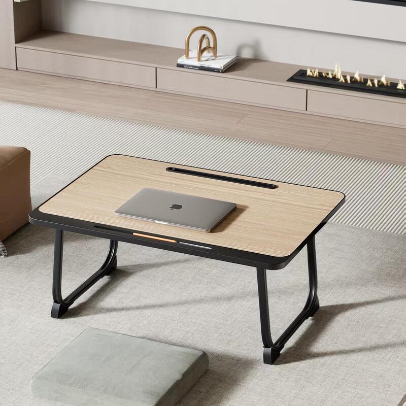 辰一品のコンピュータの机の上の小さいテーブルの怠け者の机の寝室は折り畳みができます。|undefined