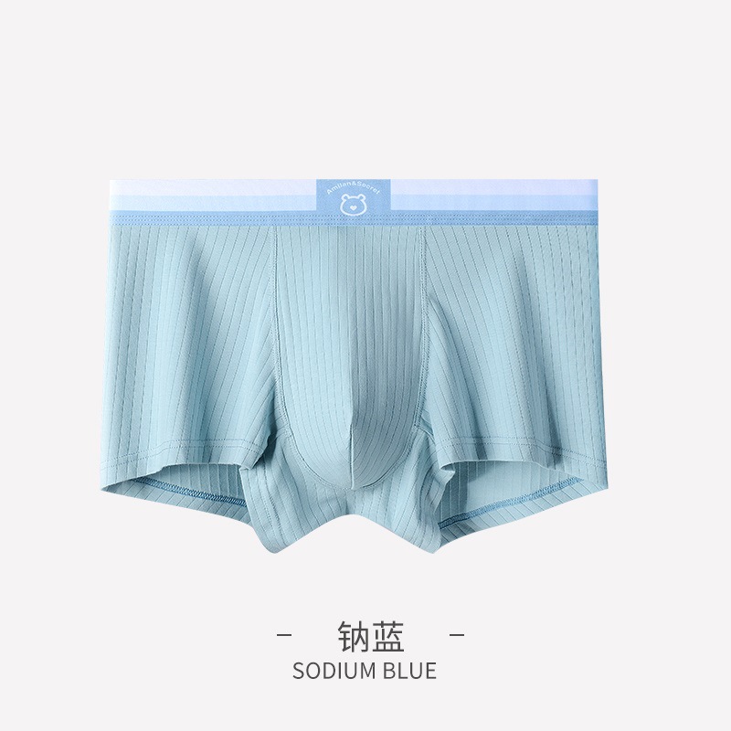 Ropa interior de los hombres de verano de algodón Boxer shorts jóvenes Boxer shorts cabeza de los hombres más tamaño ropa interior deportiva