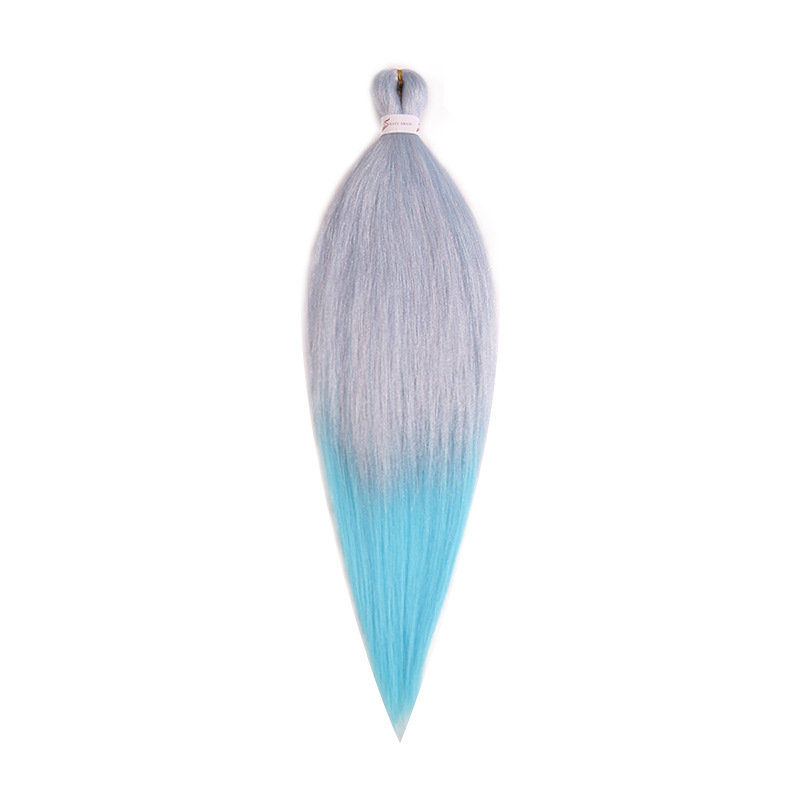 EZ Trenza PVC ignífugo a baja temperatura fibra multicolor flojo gran ganchillo de trenza fábrica de cabello recto un cabello